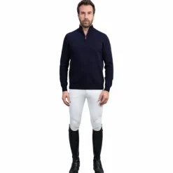 Harcour - Pull manches longues homme Parmo marine