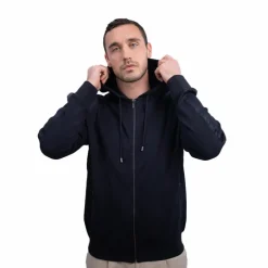 Harcour - Sweat avec zip homme Samson marine