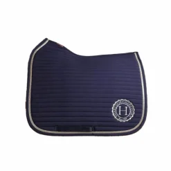 Harcour - Tapis de dressage Karembar marine/ light gold