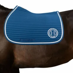 Harcour - Tapis de selle Karembar bleu lagon