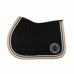 Harcour - Tapis de selle Soft noir