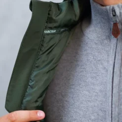 Harcour - Veste sans manches homme Porto kaki