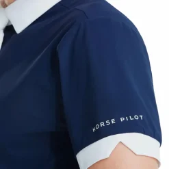 Horse Pilot - Chemise à manches courtes homme Aerolight marine