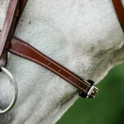 Horseware - Bridon Cavesson Hunter avec rênes dark tan