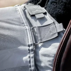 Horseware - Chemise anti-mouches de monte Amigo Flyrider argent/ titanium grey/ argent