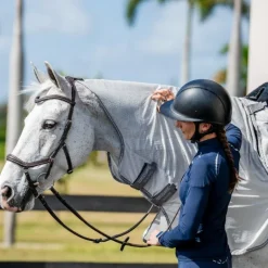 Horseware - Chemise anti-mouches de monte Amigo Flyrider argent/ titanium grey/ argent