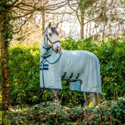 Horseware - Chemise anti-mouches Amigo Bug Buster azure blue/ marine/ bleu éléctrique