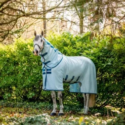 Horseware - Chemise anti-mouches Amigo Bug Buster azure blue/ marine/ bleu éléctrique