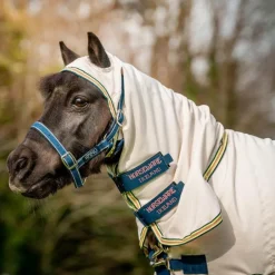 Horseware - Chemise anti-mouches Amigo petite Ripstop Hoody chalk/ marine/ rose