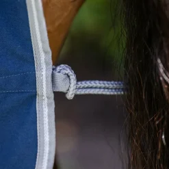 Horseware - Chemise de box Amigo marine/ titanium grey/ argent 0g