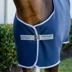 Horseware - Chemise séchante Amigo Jersey marine/ titanium grey/ argent