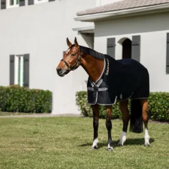 Horseware - Chemise séchante Rambo Airmax Cooler noir/ thunderstorm grey/ argent