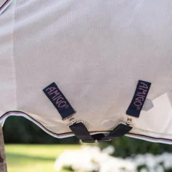 Horseware - Couverture anti-mouches Amigo Bug Rug Plus Pony argent/ lime/ marine/ rose/ bleu