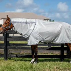 Horseware - Couverture anti-mouches Amigo Bug Rug Plus XL argent/ titanium grey/ argent