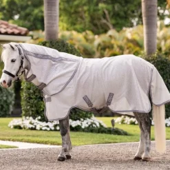 Horseware - Couverture anti-mouches Amigo Bug Rug Plus Pony argent/ titanium grey/ argent