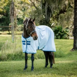 Horseware - Couverture anti-mouches Amigo Bug Rug azure blue/ marine/ bleu électrique