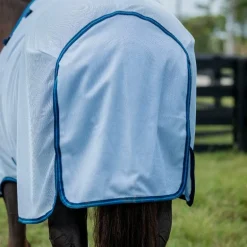 Horseware - Couverture anti-mouches Amigo Bug Rug azure blue/ marine/ bleu électrique