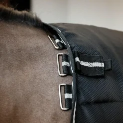 Horseware - Couverture de box Easy-Layer Stable Plus noir/ noir/ silver 400g