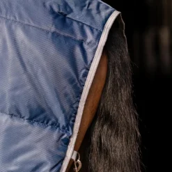 Horseware - Couverture de box Amigo Ripstop Insulator Plus Pony Stable marine/ titanium grey 200g