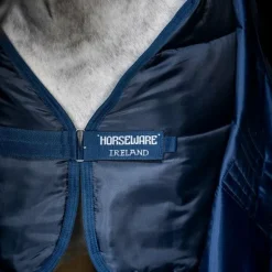 Horseware - Couverture de box Amigo Ripstop Insulator dynasty green/ marine/ argent 100g