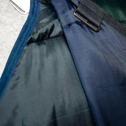 Horseware - Couverture de box Amigo Ripstop Insulator dynasty green/ marine/ argent 50g