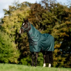 Horseware - Couverture d'extérieur Amigo Ripstop Plus Pony Turnout dynasty green/ marine/ argent 0g