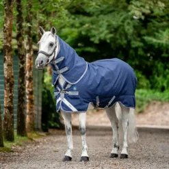 Horseware - Couverture d'extérieur Rhino Pony Plus marine/ titanium grey/ classic blue 250g