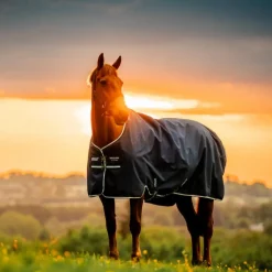 Horseware - Couverture d'extérieur Amigo Ripstop Turnout doublé polaire witney navy 50g