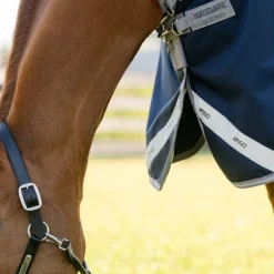 Horseware - Couverture d'extérieur Amigo Turnout marine/ titanium grey/ argent 0g