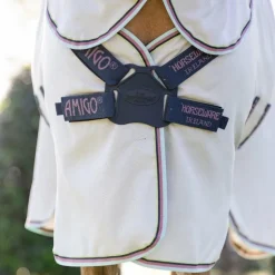 Horseware - Couverture d'extérieur Amigo Ripstop Pony argent/ lime/ marine/ rose/ bleu