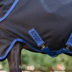 Horseware - Couverture d'extérieur Amigo Ripstop Plus Petite Turnout noir/ classic blue 0g