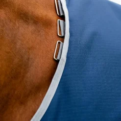 Horseware - Couverture d'extérieur Amigo Ripstop Turnout marine/ titanium grey 100g