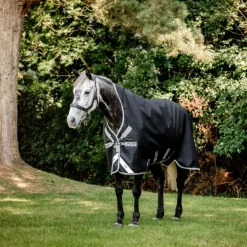 Horseware - Couverture d'extérieur Amigo Wug Turnout noir/ titanium grey/ argent 50g