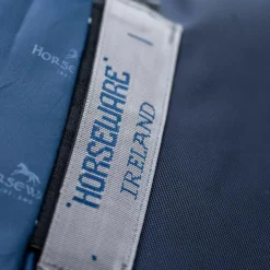Horseware - Couverture d'extérieur Rambo Plus Turnout marine/ thunderstorm grey/ argent 100g