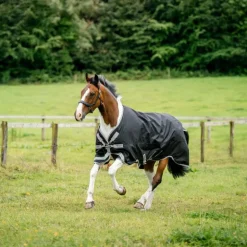 Horseware - Couverture d'extérieur Amigo Bravo 12 XL Original noir/ titanium grey/ argent 0g