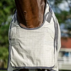 Horseware - Couverture d'extérieur Rambo Optimo Supreme Summer marine check/ thunderstorm grey/ argent 0g
