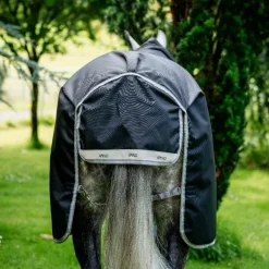 Horseware - Couverture d'extérieur Amigo Bravo XL Turnout noir/ titanium grey/ argent 150g