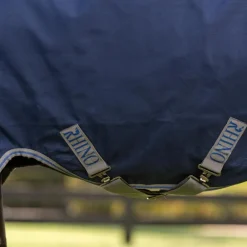 Horseware - Couverture d'extérieur Rhino Pony Turnout VL marine/ titanium grey/ Classic Blue 250g