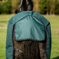 Horseware - Couverture d'extérieur Amigo Ripstop Fleece Lined Turnout dynasty green/ marine/ argent 50g