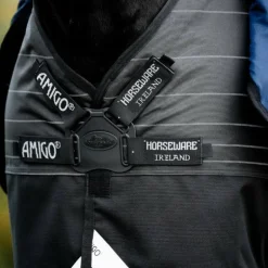 Horseware - Couverture d'extérieur Amigo FieldSafe Reflectech Plus Turnout noir 0g