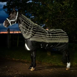 Horseware - Couverture d'extérieur Amigo FieldSafe Reflectech Plus Turnout noir 0g