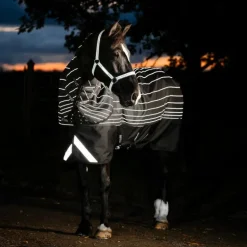 Horseware - Couverture d'extérieur Amigo FieldSafe Reflectech Plus Turnout noir 0g