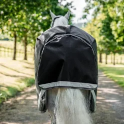 Horseware - Couverture d'extérieur Rambo Turnout VL noir/ thunderstorm gris/ argent 450g