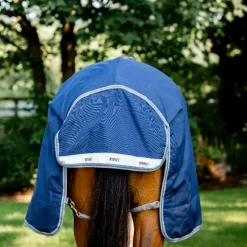 Horseware - Couverture d'extérieur Rhino Wug Turnout marine/ titanium grey/ classic blue 0g