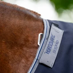 Horseware - Couverture d'extérieur Rambo Turnout marine/ thunderstorm gris/ argent 50g