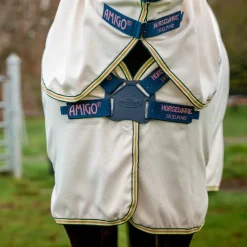 Horseware - Couverture d'extérieur Amigo Ripstop Hoody chalk/ marine/ rose 0g