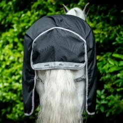 Horseware - Couverture d'extérieur Amigo Turnout noir/ titanium grey/ argent 50g