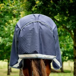 Horseware - Couverture d'extérieur Rambo Duo Ripstop Plus Turnout Bundle marine/ gris thunderstorm/ argent (100g + 100g+ 200g) 400g