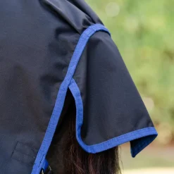 Horseware - Couverture d'extérieur Amigo Ripstop Plus Petite Turnout noir/ classic blue 200g