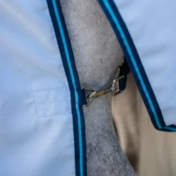 Horseware - Couverture d'extérieur Amigo Ripstop Hoody azure blue/ marine/ electric blue